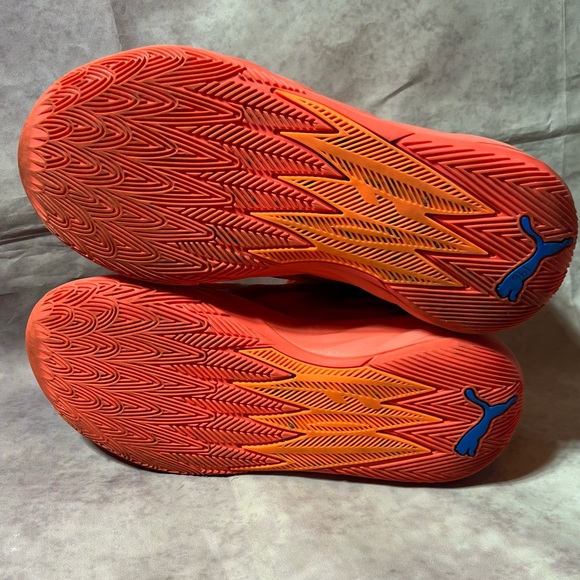 Puma Lamelo Ball MB.02 Supernova Basketball Shoes Mens Sz 7 Orange Hornets NBA - Picture 8 of 8